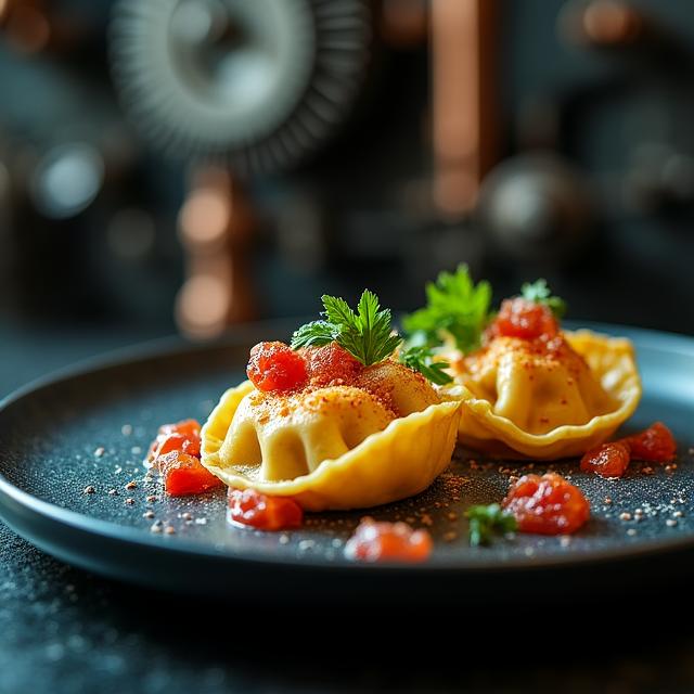 Nowoczesna polska kuchnia podana w industrialnym stylu